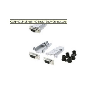 15-pin HD Male Solder Type Metal Body Connector