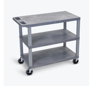 32" x 18" Cart - Three Flat Shelves