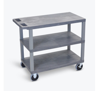 32" x 18" Cart - Three Flat Shelves