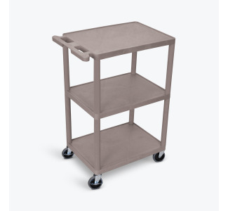 Utility Cart - 3 Shelves Structural Foam Plastic