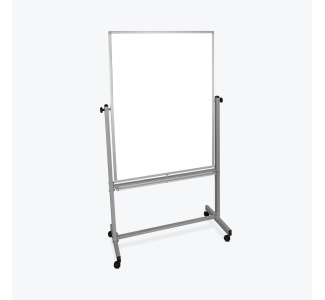 36"W x 48"H Double-Sided Magnetic Whiteboard 