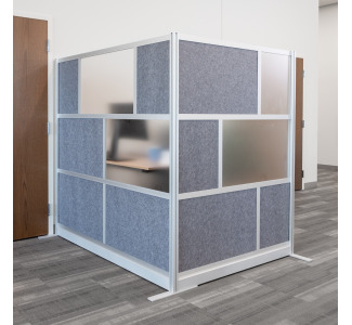 Modular Room Divider Wall System - 53" x 70" Add-On Wall