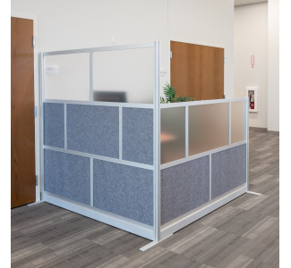 Modular Room Divider Wall System - 70" x 48" Add-On Wall