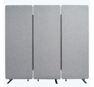 RECLAIM Acoustic Room Dividers - 3 Pack in Misty Gray