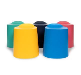 TailFin Plastic Stackable Stools G- 5-Pack  