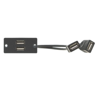 Kramer 2 x USB 2.0 (A/A) Wall Plate Insert