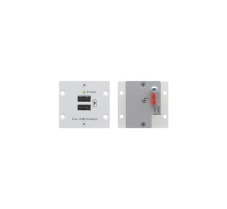 Kramer W-2UC Wall Plate Insert Dual USB Charger