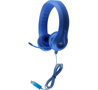 Kid's Flex-Phones™ USB Headset with Gooseneck Microphone, Blue