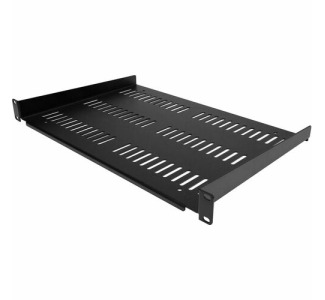 StarTech.com 1U Vented Server Rack Cabinet Shelf - Fixed 12