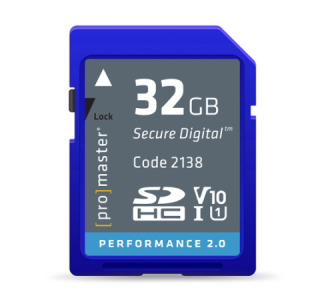 Promaster SDHC 32GB PERFORMANCE 2.0