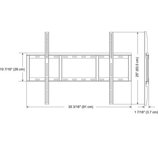 Smart Wall Mount for MX-V2 7000, 6000 and GX Series - WM-SBID-200