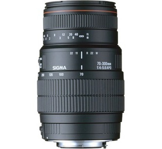 Sigma 70-300mm F4-5.6 APO DG Macro Telephoto Zoom Lens