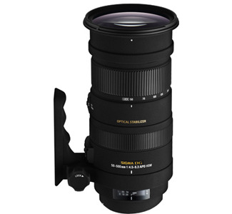 Sigma 738101 - 50 mm to 500 mm - f/6.3 - Telephoto Zoom Lens for Canon EF/EF-S