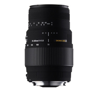 Sigma 70-300mm F4-5.6 DG Macro Telephoto Zoom Lens