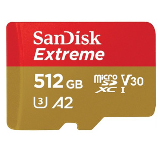 SanDisk Extreme 512 GB UHS-I microSD