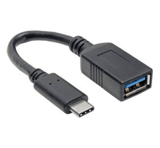Tripp Lite USB C to USB Type-A Adapter Cable, M/F, 3.1, Gen 1, 5 Gbps, USB-IF, 6 - Thunderbolt 3 UCB Type C USB-C | Camcor