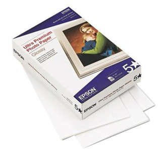 Epson Ultra Premium Inkjet Photo Paper - Bright White