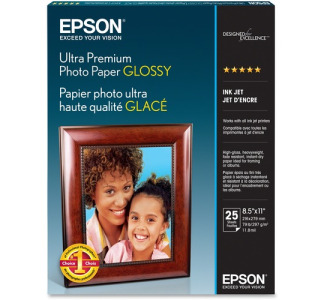 Epson Ultra Premium Inkjet Photo Paper - Bright White