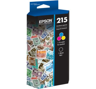 Epson DURABrite Ultra T215 Original Ink Cartridge - Combo Pack - Black, Color
