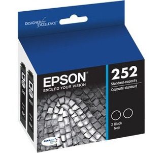 Epson DURABrite Ultra T252 Original Ink Cartridge - Dual Pack - Black