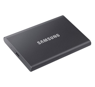Samsung T7 MU-PC2T0T/AM 2 TB Portable Solid State Drive - External - PCI Express NVMe - Titan Gray