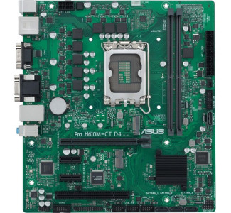 Asus H610M-CT D4-CSM Desktop Motherboard - Intel H610 Chipset - Socket LGA-1700 - Micro ATX