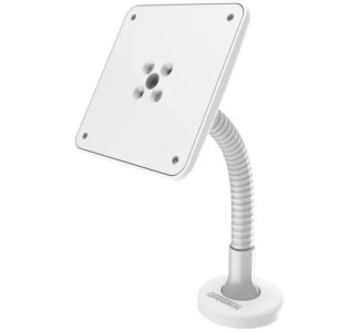 Tablet Kiosk Flexible Arm Mount - White