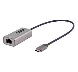 StarTech.com USB-C to Ethernet Adapter, 10/100/1000 Mbps, Gigabit Network Adapter, ASIX AX88179A, 1ft/30cm Cable, Windows/macOS/Linux