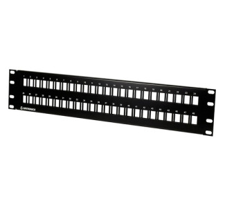 Ortronics Flush Mount Kit for Keystone Module, Patch Panel - Black