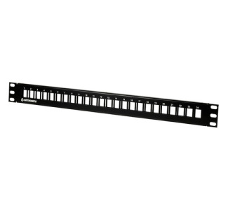 Ortronics TechChoice Flush Mount Flat Patch Panel Kit 24 Port unloaded