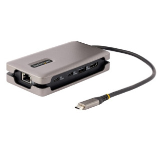 StarTech.com USB-C Multiport Adapter, 4K 60Hz HDMI (HDR), USB 3.2 Gen 2 10Gbps Hub (2xUSB-C/1xUSB-A), 100W PD Pass-Through, GbE, Mini Dock