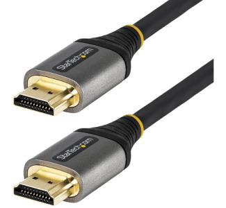 Startech.com 16ft (5m) Premium Certified HDMI 2.0 Cable, High Speed Ultra HD 4K 60Hz HDMI Cable w/ Ethernet, HDR10, UHD HDMI Monitor Cord