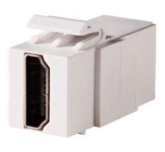 Ortronics Keystone, Hdmi, Feed-Thru, fog White