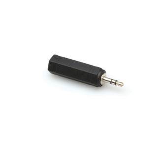 Adaptor, 1/4-in TS to 3.5 mm TRS