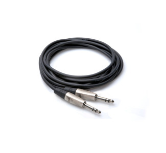10ft REAN 1/4in TRS to Same Pro Balanced Interconnect