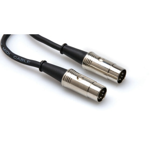 25ft Pro MIDI Cable, Serviceable 5-pin DIN to Serviceable 5-pin DIN
