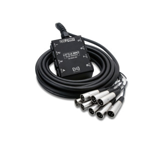 25ft Hosa 8 x XLR Sends and No Returns Pro-Conex Little Bro' Sub Snake