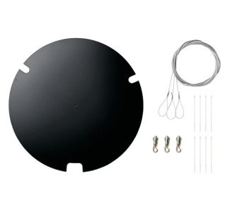 Gripple Mount Kit, Round, White Cover