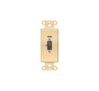 Decorator Format HDMI Insert Pass-thru Plate, White