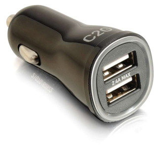 C2G USB Car Charger - Power Adapter - Smart Car Charger