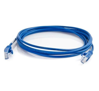 Ortronics Q-Series 28 AWG Cat6 Patch Cable, Blue, 7 ft