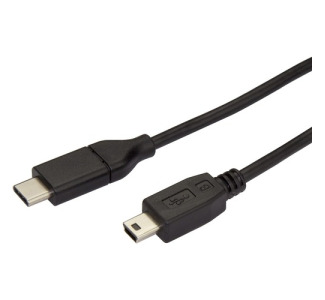 StarTech.com 2m 6 ft USB C to Mini USB Cable - M/M - USB 2.0 - USB C to USB Mini - USB Type C to Mini USB - Mini USB to USB C Cable