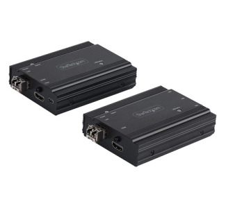 StarTech.com 4K HDMI KVM Extender over Fiber, HDMI Video & USB over Fiber, up to 984ft/300m (MultiMode), 10G MMF SFP+ Modules