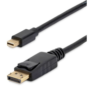 StarTech.com 6ft Mini DisplayPort to DisplayPort 1.2 Cable, 10 Pack, 4K x 2K mDP to DisplayPort Adapter Cable, Mini DP to DP Cord