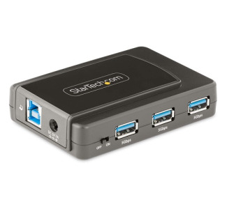 StarTech.com 7-Port USB Hub with On/Off Switch, USB 3.0 5Gbps, USB-A to 7x USB-A, Self Powered USB-A Expansion Hub w/ 35W Power Supply