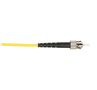 OS2 9/125 Singlemode Fiber Optic Patch Cable OFNR PVC STST YL 15M
