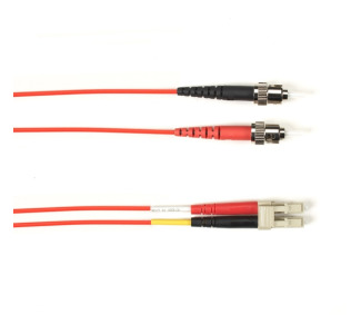 OM3 50/125 Multimode Fiber Optic Patch Cable OFNR PVC STLC RD 10M