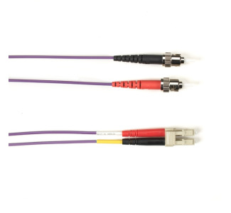 OM3 50/125 Multimode Fiber Optic Patch Cable LSZH ST-LC PR 3M