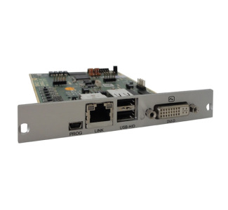 Modular KVM Receiver Card (1) CATx DVI USB HID Maritime Use