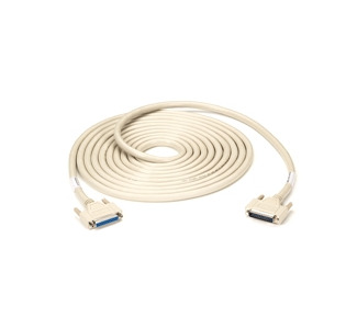 75-ft RS232 Shielded Cable Metal Hood DB25 M/F 25-Conductor